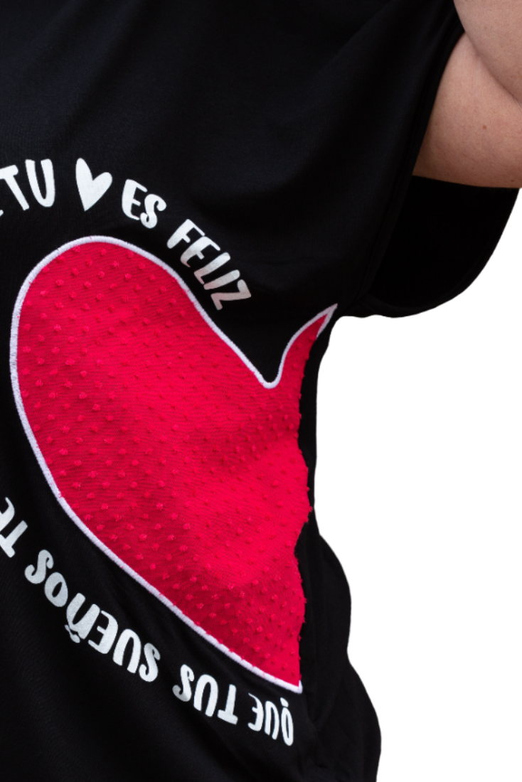 Camiseta corazón