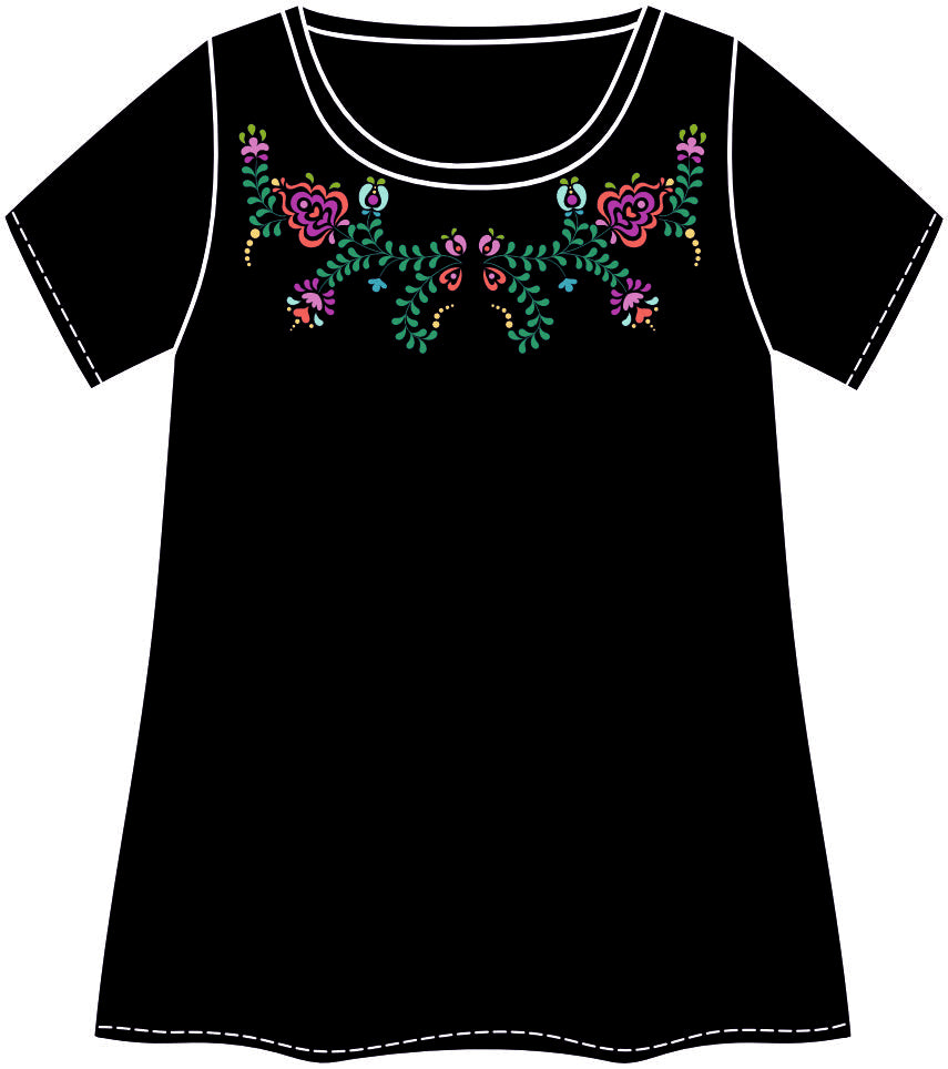 Camiseta Bordado Folk
