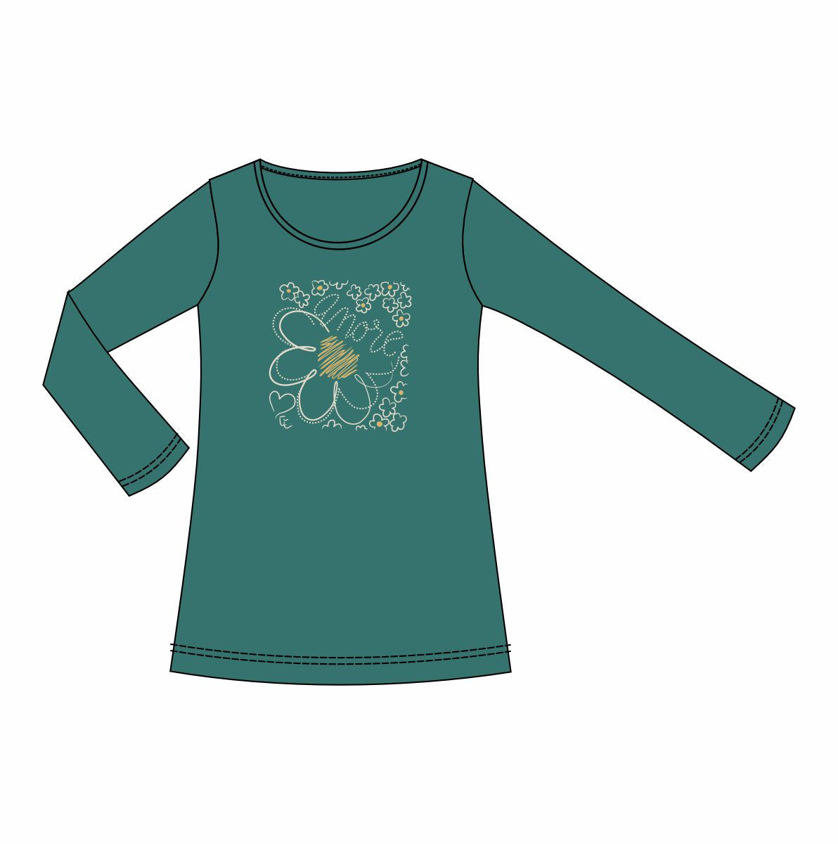 Camiseta Manga Larga AMORE