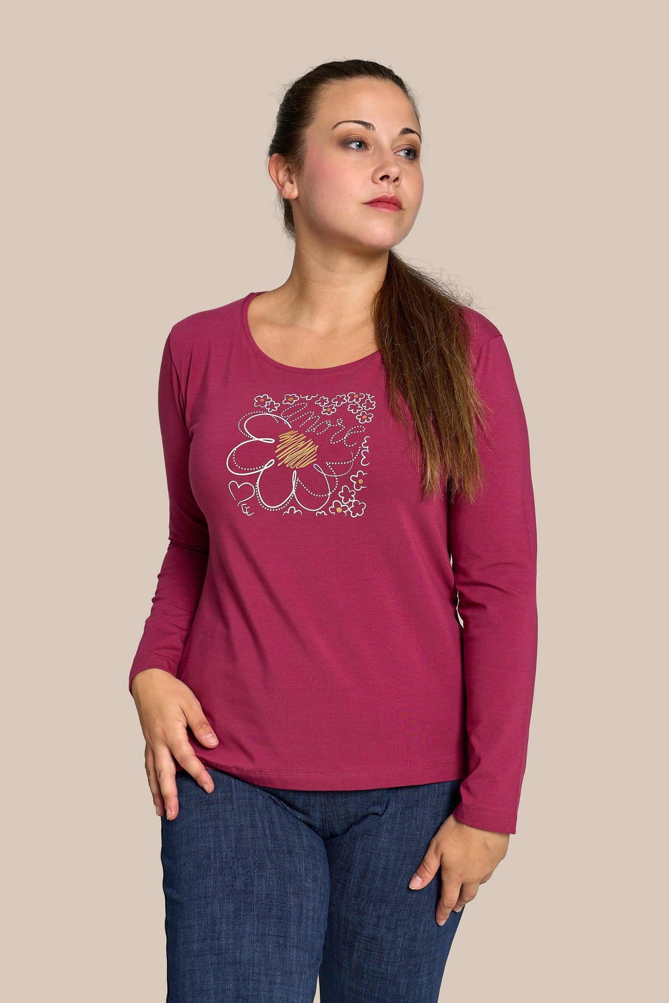 Camiseta Manga Larga AMORE