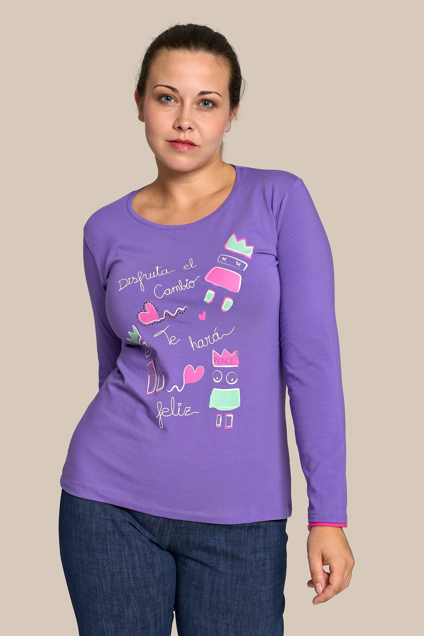 Camiseta Manga Larga DISFRUTA EL CAMBIO