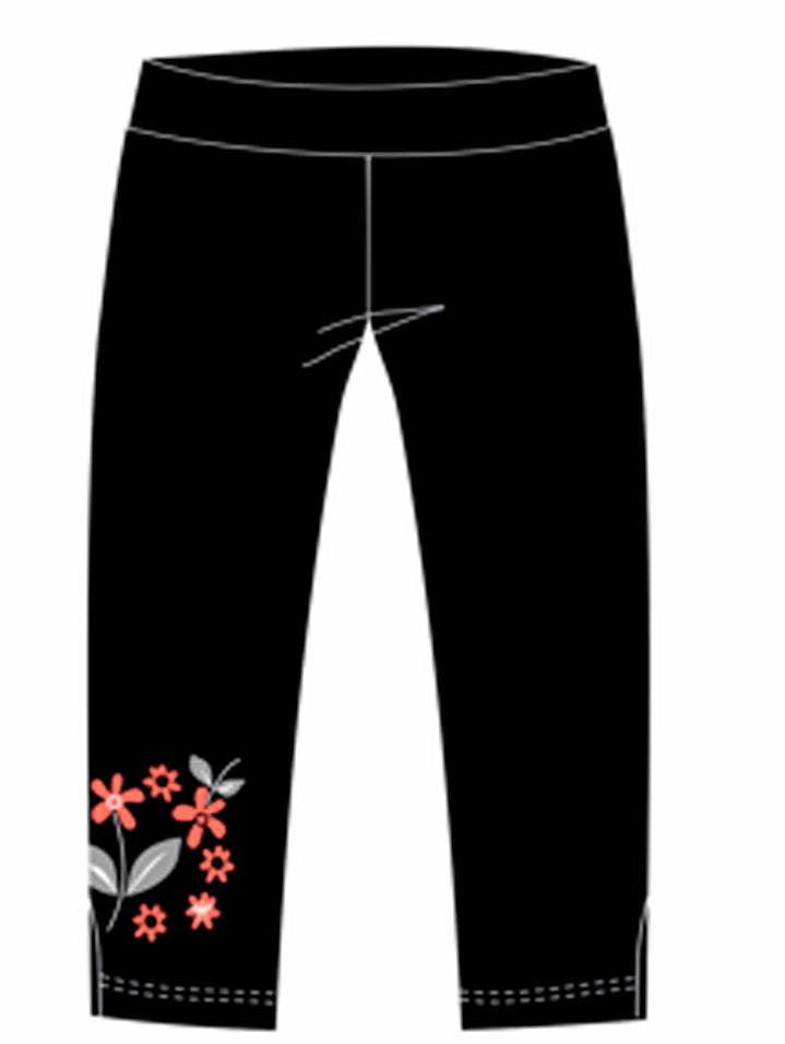 Pantalón pirata siempre hay flores