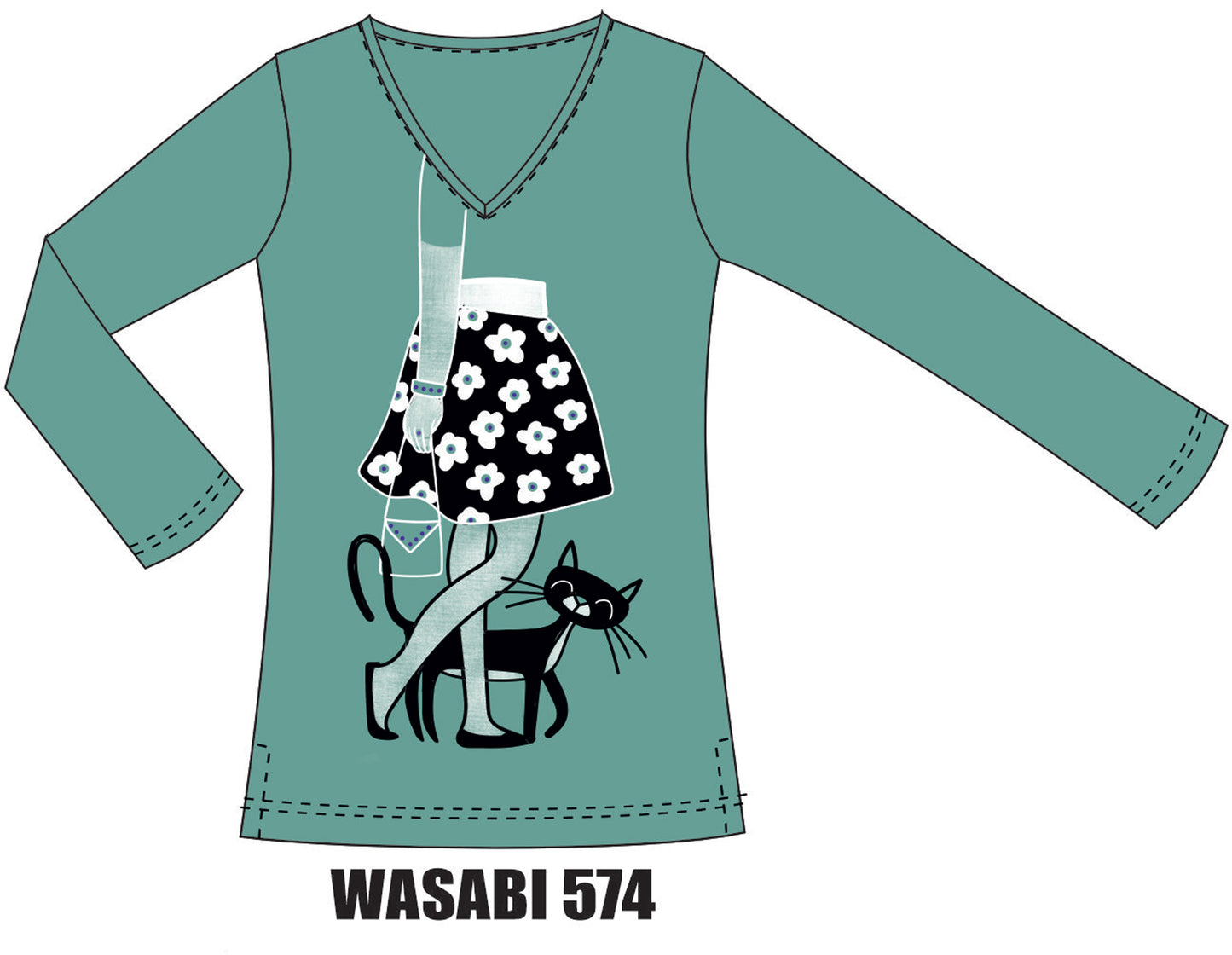 Camiseta paseando a missy