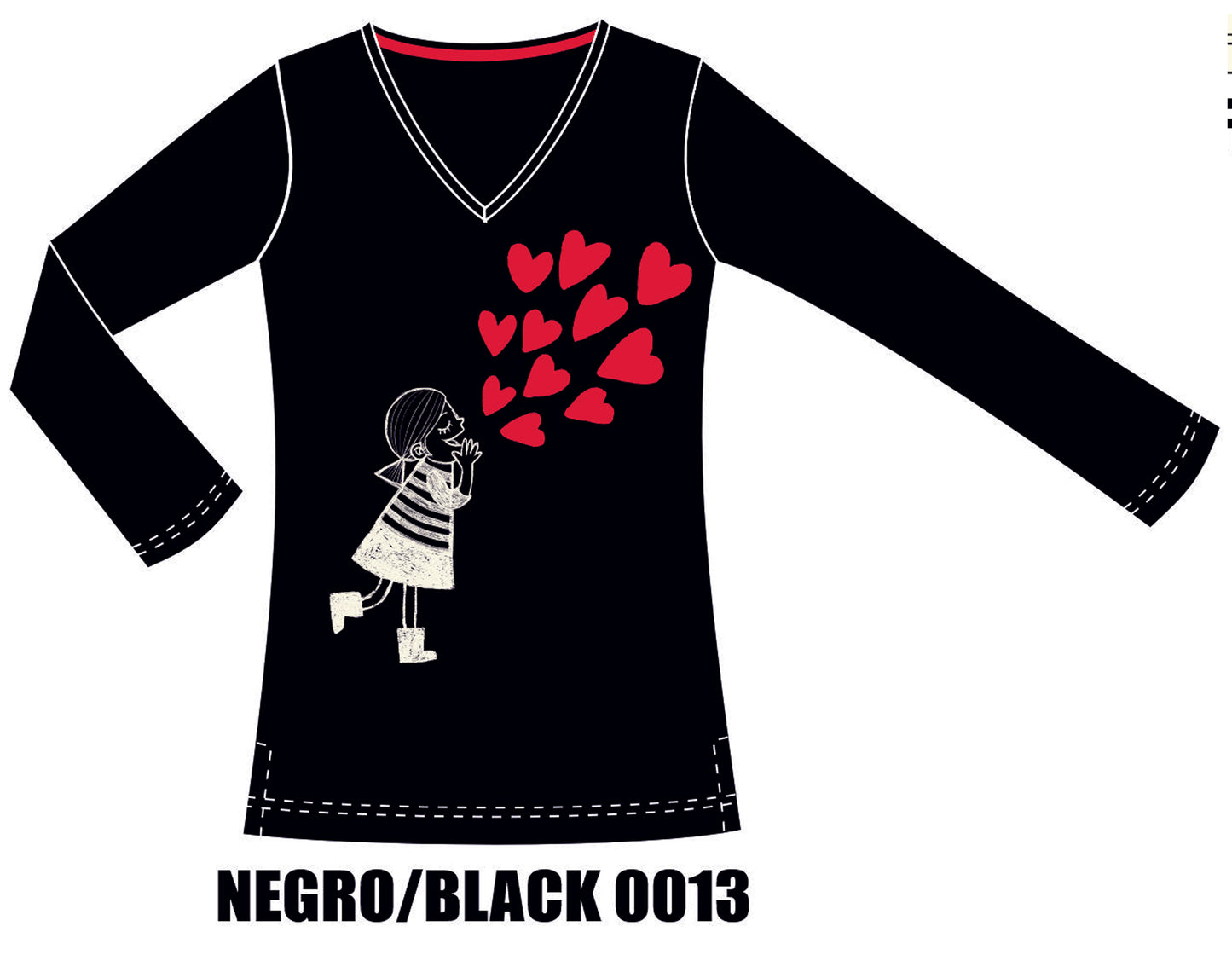 Camiseta gritando amor