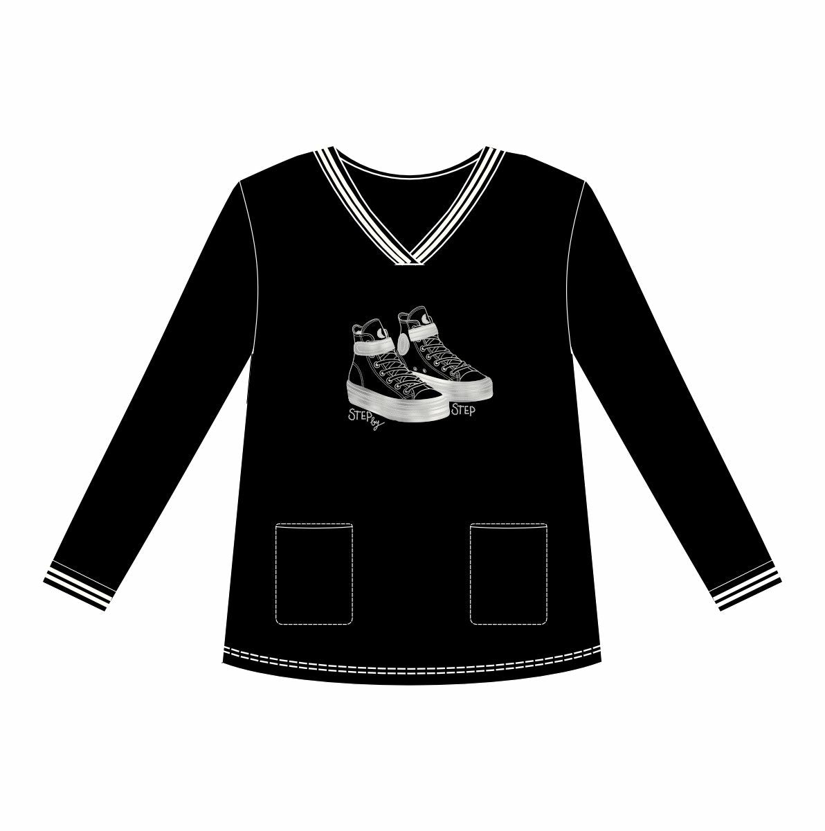 Camiseta Manga Larga STEP