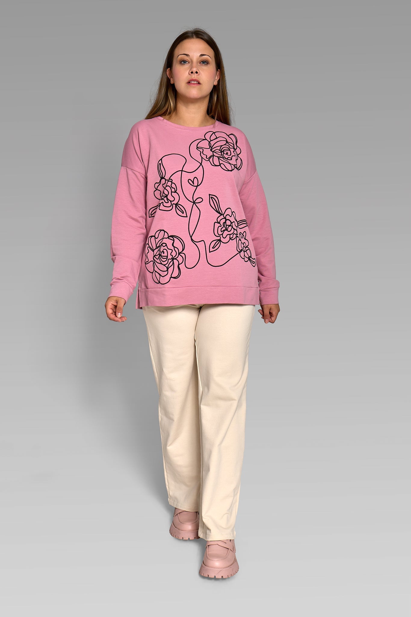 Sudadera Manga Larga FASHION FLOWERS