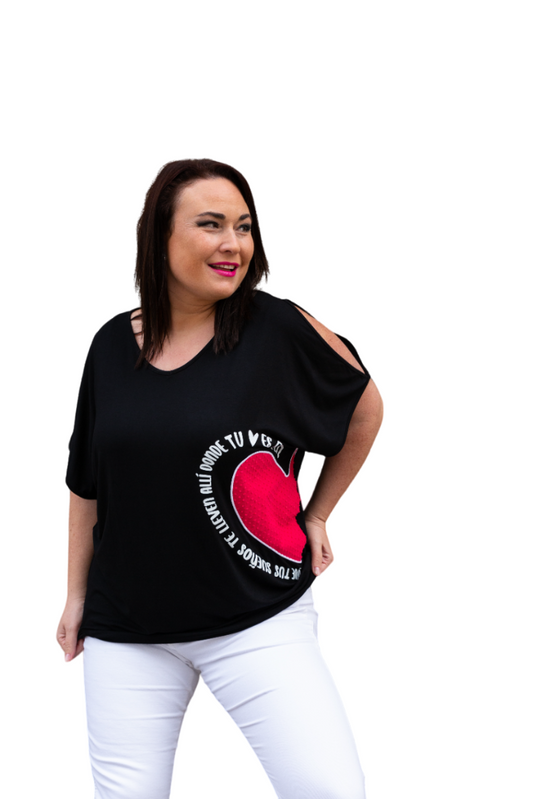 Camiseta corazón