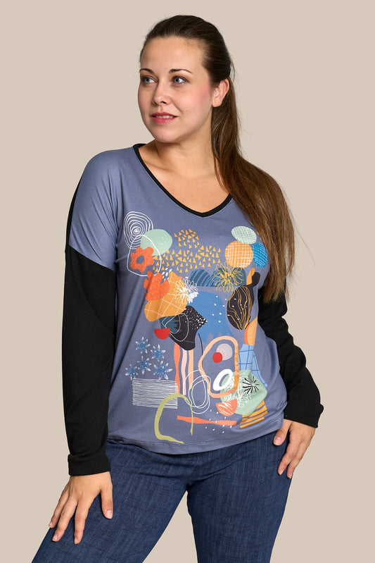Camiseta Manga Larga ABSTRACT