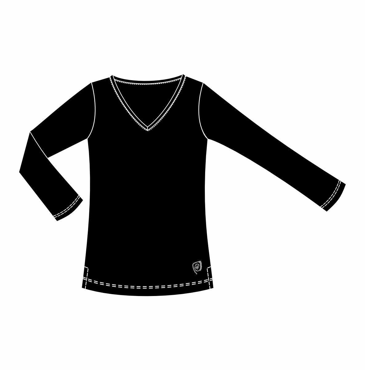 Camiseta básica pico