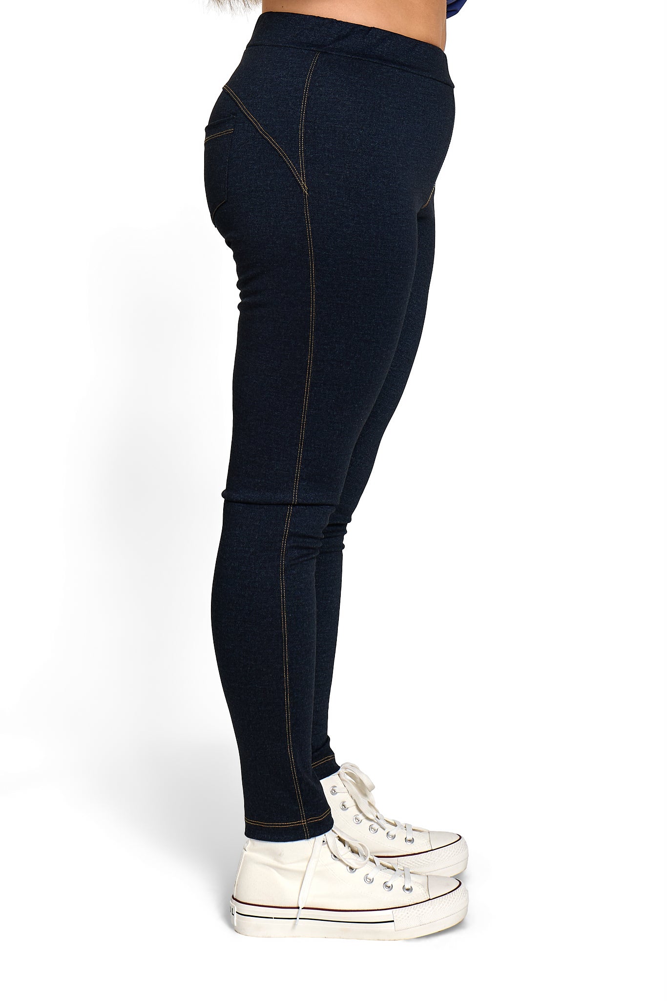 Leggins básico tejano bolsillos