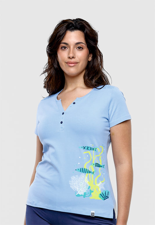 Camiseta en el Fondo del Mar