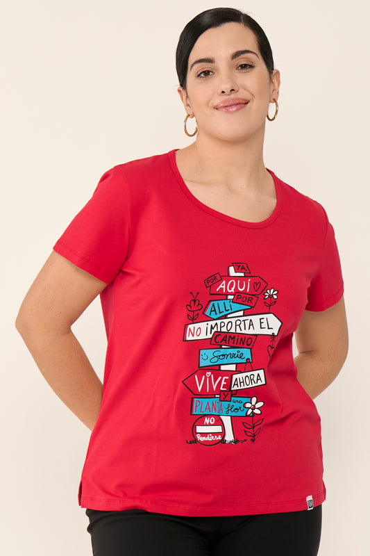 Camiseta Prohibido Rendirse