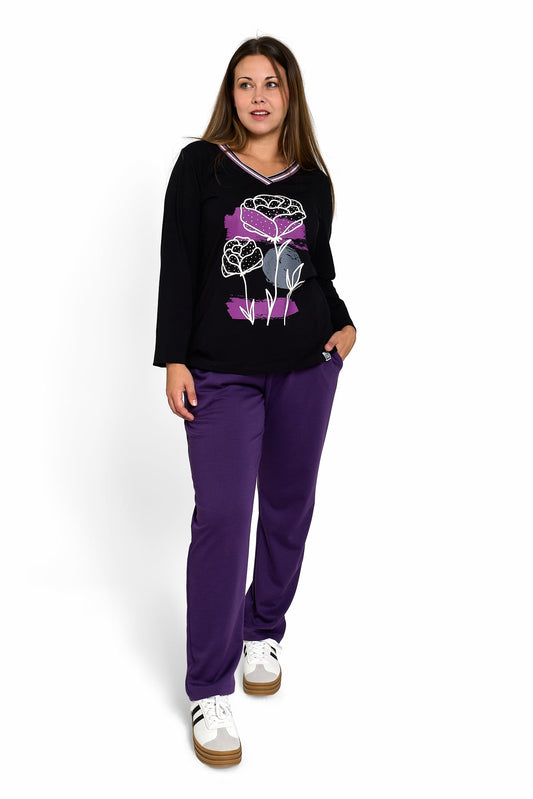 Camiseta Manga Larga AMANECER FLORAL