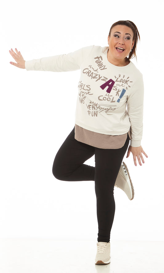 SUDADERA DIVERTIDA Y LOCA