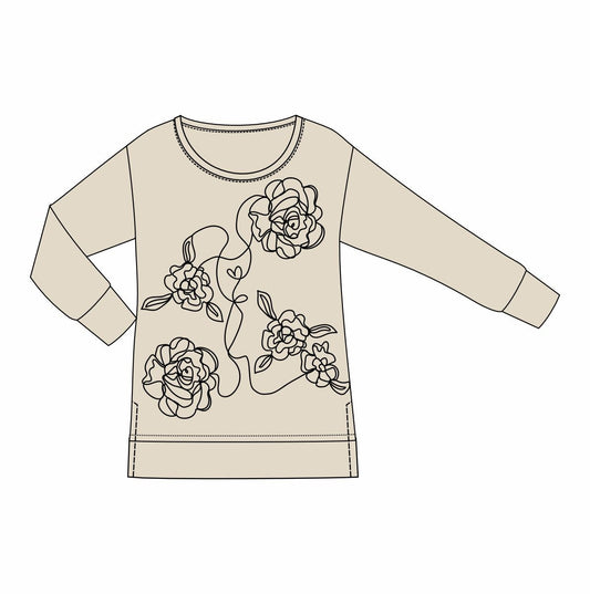Sudadera Manga Larga FASHION FLOWERS