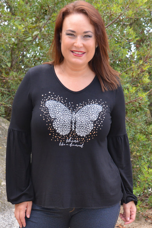 Camiseta mariposa